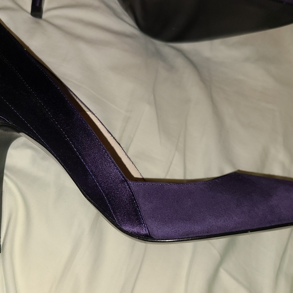 LK Bennett Suede and Satin Dress Pumps Heels - Picture 2 of 7